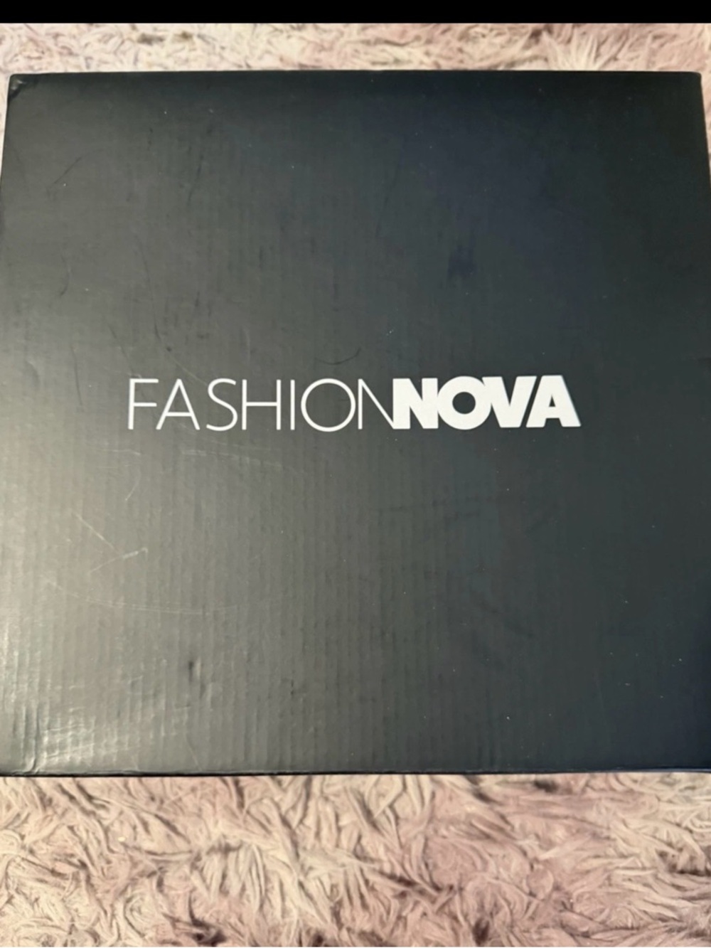 Fashion Nova Denim-Style Light Blue Lace-Up Over-the-Knee Heel Boots - Picture 5 of 8